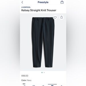 Liverpool Petite 12 Kelsey Straight Knit Trouser.